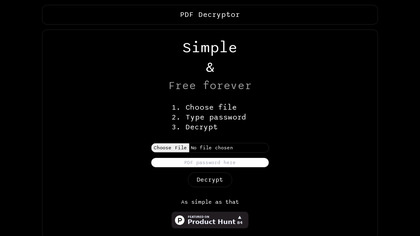 PDF Decryptor image