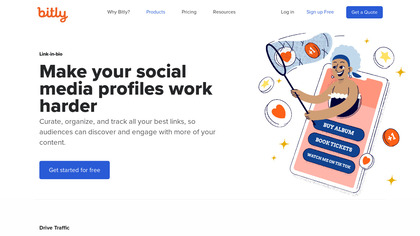 Bitly Link-in-bio image