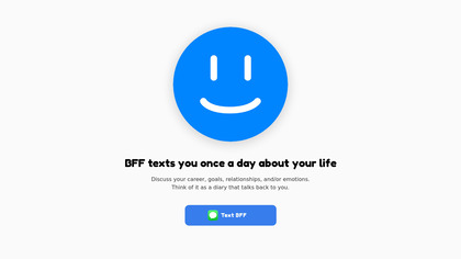 BFF: ChatGPT for iMessage screenshot