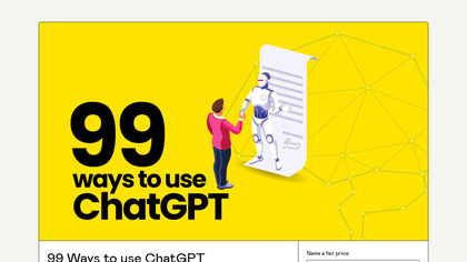 99 Ways to use ChatGPT image