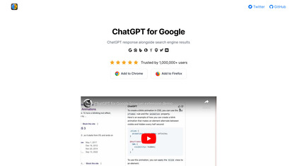 ChatGPT for Google screenshot