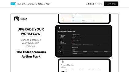The Entrepreneurs Action Pack image