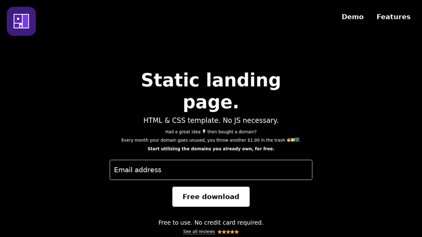 PackageJS Landing Page