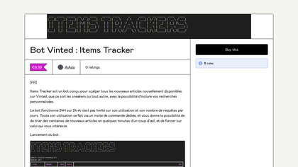 Items Tracker for Vinted image