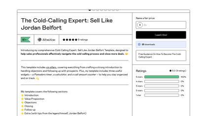The Cold-Calling Expert Template image