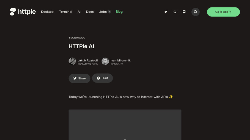 HTTPie AI Landing Page