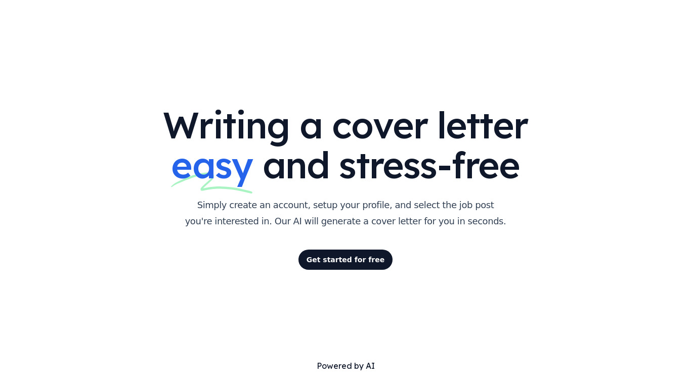 Forklead.com Landing page