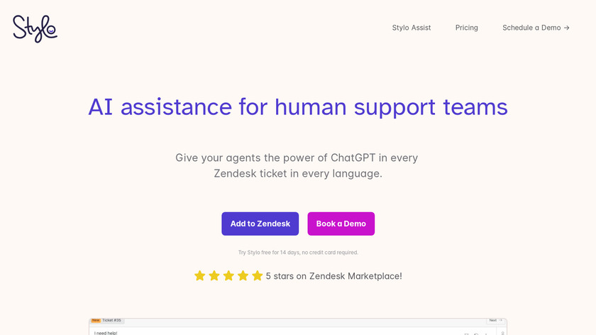 Stylo Landing Page