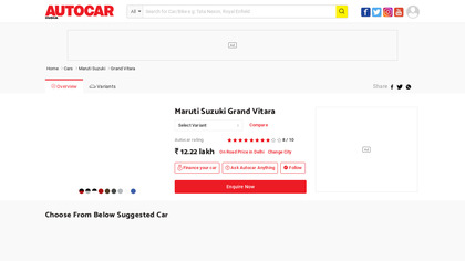 MARUTI SUZUKI GRAND VITARA image