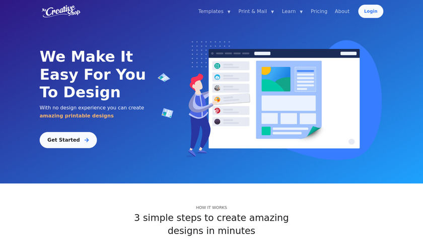 MyCreativeShop Landing Page