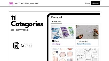 100+ Product Management Tools image
