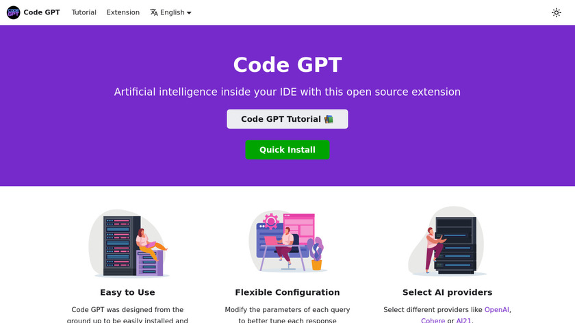 Code GPT Landing Page