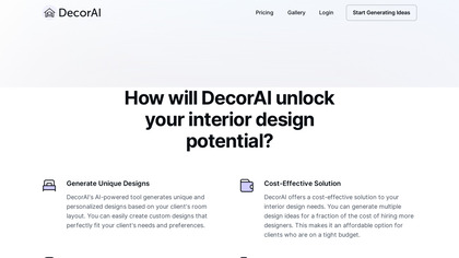 DecorAI screenshot