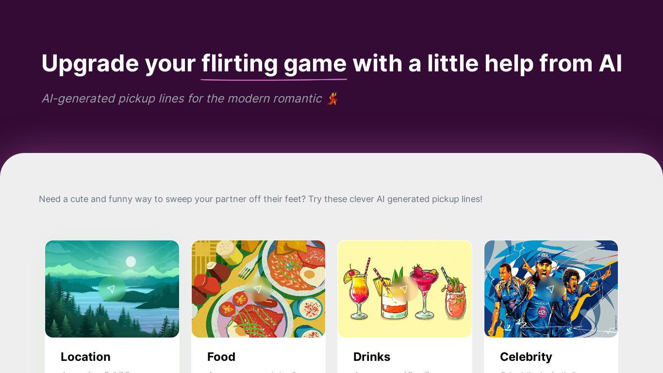 Flirtify Landing page