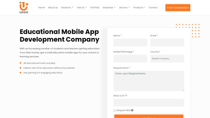 Educational Mobile App Development image