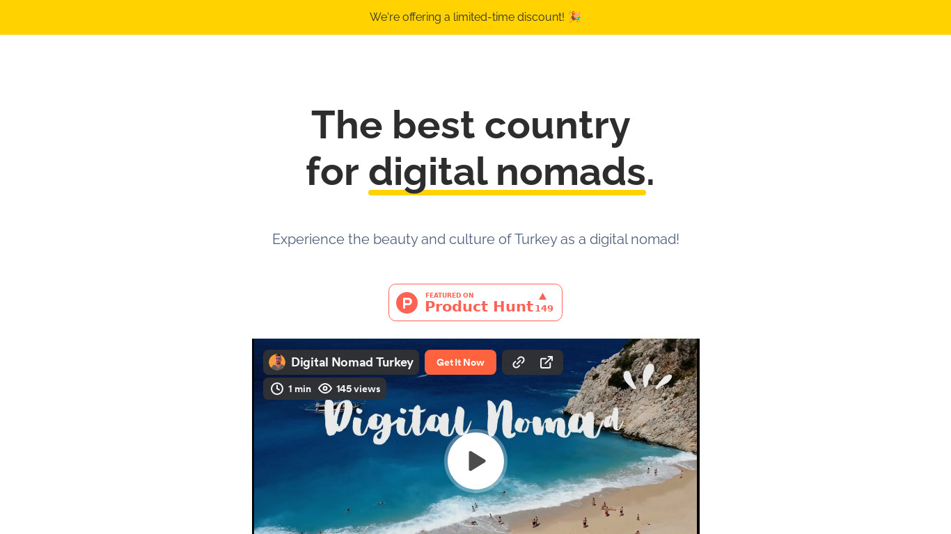 Digital Nomad Guide to Turkiye Landing page