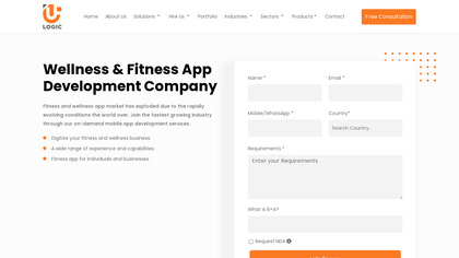 Wellness & Fitness App Development image