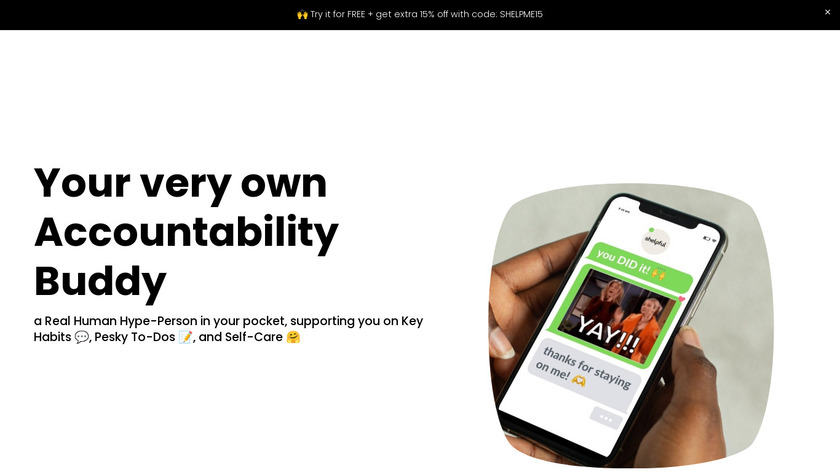 shelpful Landing Page