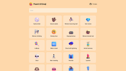 Fluent Emoji search image
