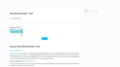 Backlink Builder Tool image
