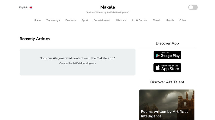 Makale: Articles from AI Landing Page
