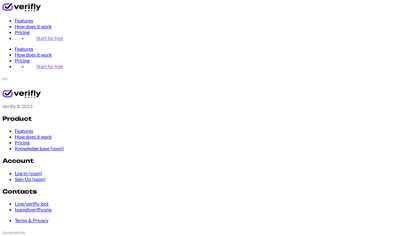 Verifly — SMS verification service image