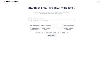 AI Email Writer image