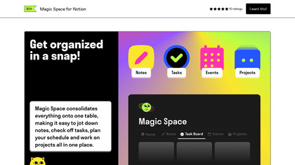Magic Space for Notion image