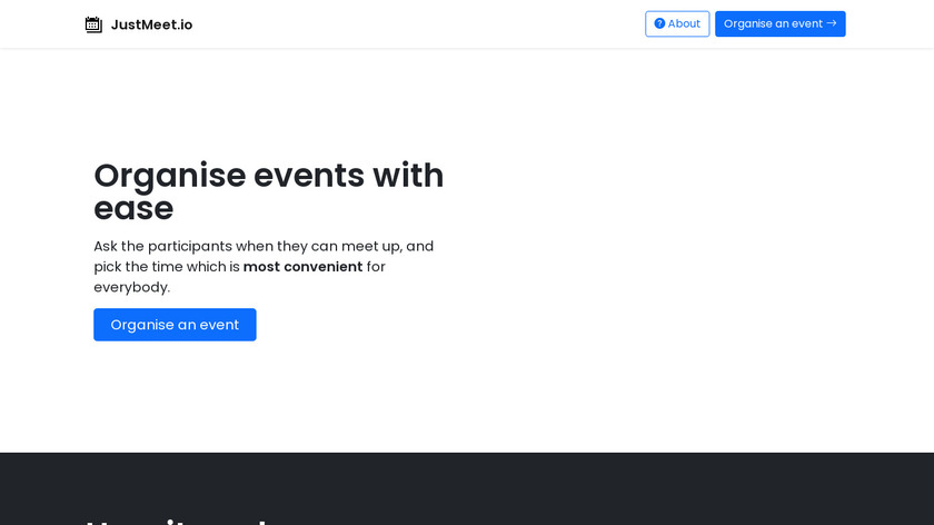 JustMeet.io Landing Page