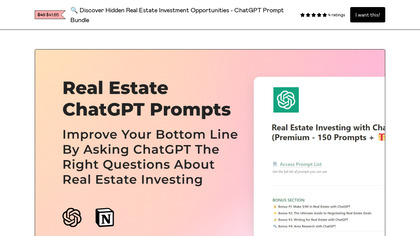 Real Estate Investors' ChatGPT Prompts image