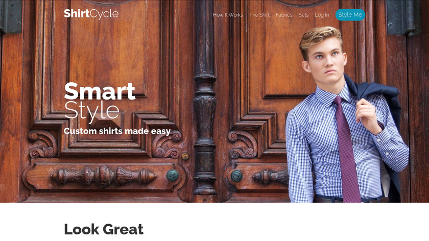 ShirtCycle Landing Page