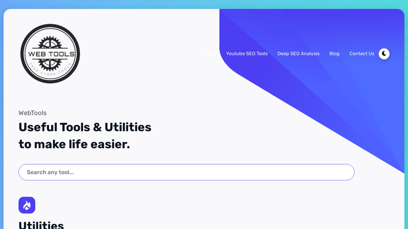 WebTools.la Landing Page