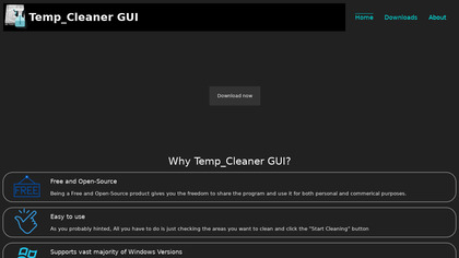 Temp_Cleaner GUI image