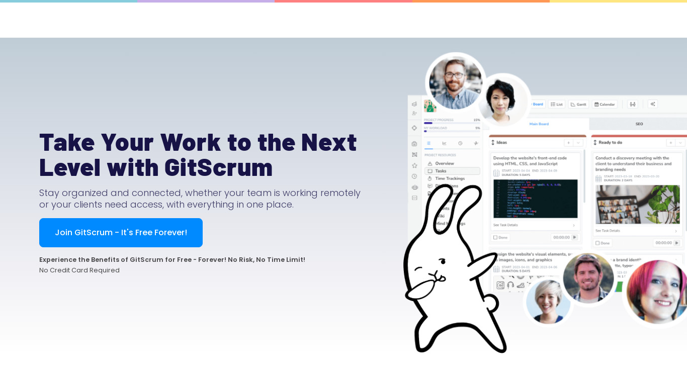 GitScrum User Story AI Landing page