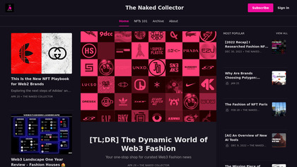 The Naked Collector Newsletter image
