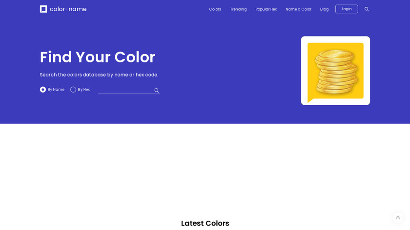 Color-Name Landing Page
