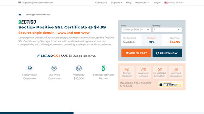 Sectigo Positive SSL image