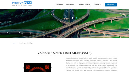 VARIABLE SPEED LIMIT SIGNS (VSLS) image