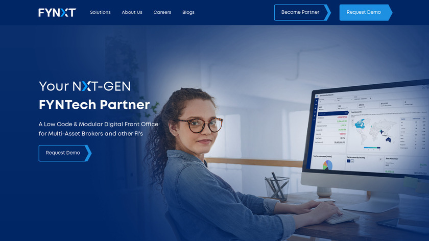 FYNXT - Forex CRM Landing Page