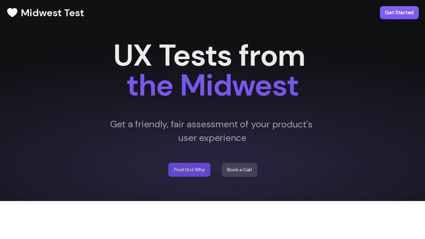 Midwest Test Landing Page