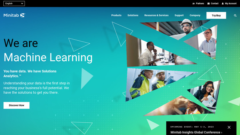 Minitab Connect Landing Page