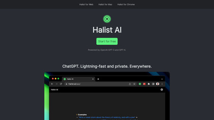 Halist Browser AI image