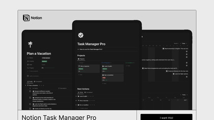 Notion Task Manager Pro image
