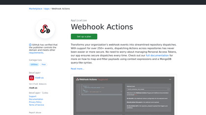 Webhook Actions image