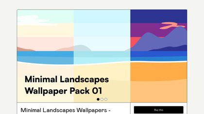 Minimal Landscape Beach Wallpapers image
