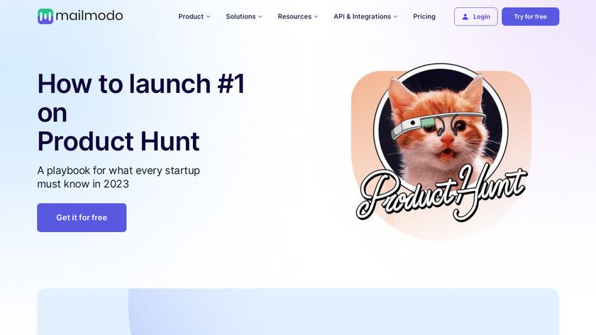 Product Hunt Success Playbook Landing Page