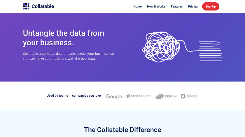 Collatable Landing Page