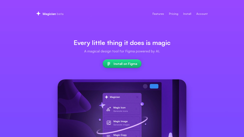 Magician Landing Page