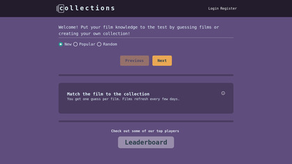 The Collections Game image