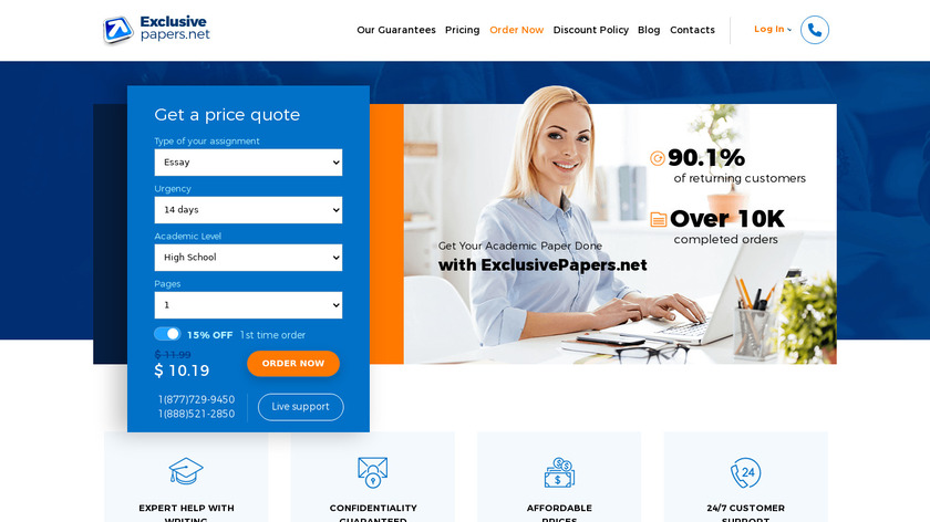 ExclusivePapers Net Landing Page